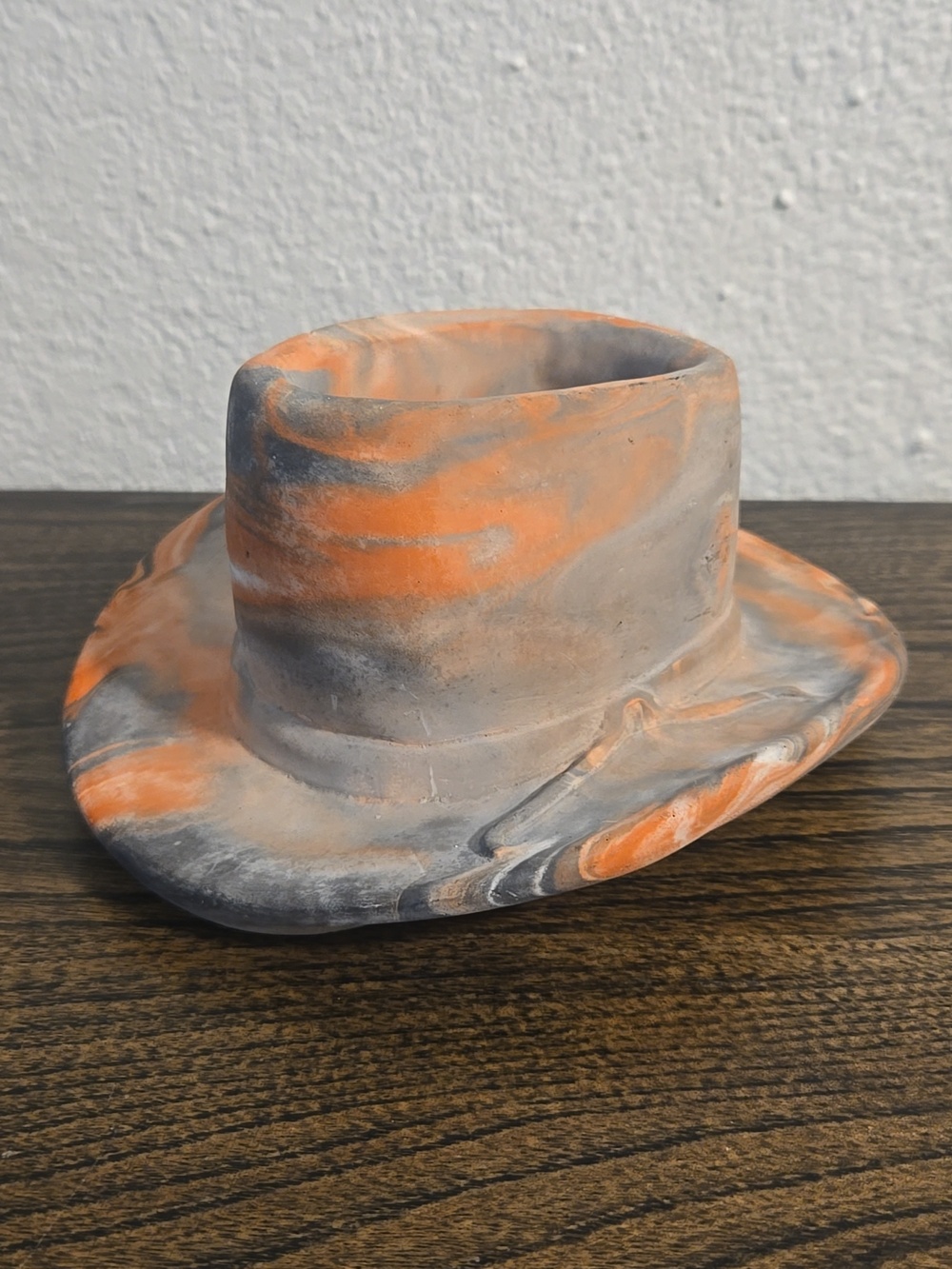 Comanche Swirl Marbled Pottery Hat Tray